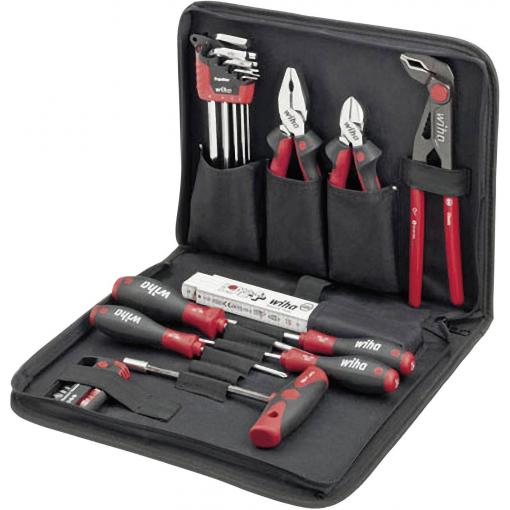 Wiha Wiha 36390, Schwarz, Rot, 330 mm, 270 mm, 60 mm, 2,57 kg, 31 Werkzeug 36390 sada nářadí pro údržbáře v tašce 32dílná