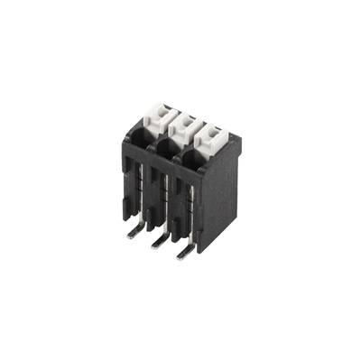 Weidmüller 1250380000 pružinová svorkovnice 1.5 mm² Pólů 4 černá 180 ks