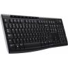 Logitech K270 Wireless Keyboard bezdrátový klávesnice německá, QWERTZ černá odolné proti stříkající vodě