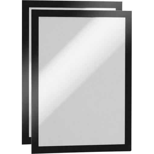 Durable 487201 DURAFRAME A4 - 4872 info rámeček, samolepicí páska DIN A4 černá (š x v) 236 mm x 322 mm 2 ks