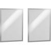 Durable 487323 DURAFRAME A3 - 4873 info rámeček, samolepicí páska DIN A3 stříbrná (š x v) 325 mm x 445 mm 2 ks