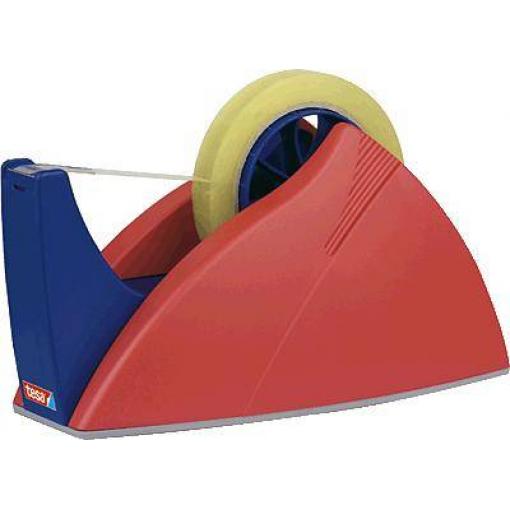 tesa 57422-00000-03 Desk tape dispenser tesa Easy Cut® červená, modrá 1 ks