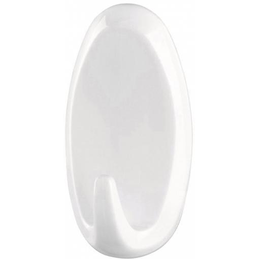 tesa POWERSTRIPS® Lepicí háček Large Oval bílá Množství: 2 ks