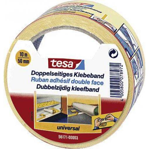 tesa UNIVERSAL 56171-00003-11 oboustranná lepicí páska bílá (d x š) 10 m x 50 mm 1 ks