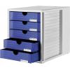 HAN Systembox 1450-14 box se zásuvkami světle šedá DIN A4, DIN C4 Počet zásuvek: 5