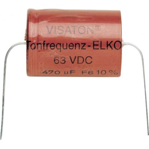 Visaton Bipolar Elco 470 UF kondenzátor pro reproduktory 470 µF