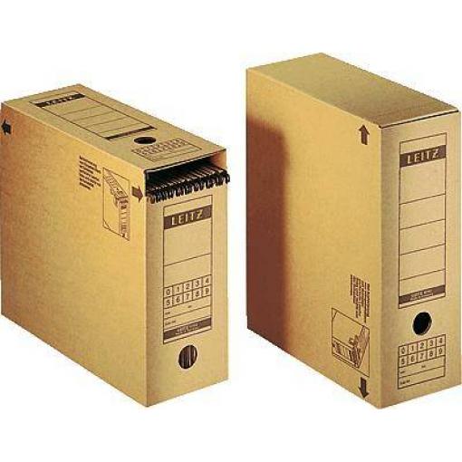 Leitz archivační box 6086-00-00 12 cm x 27 cm x 32.5 cm Vlnitá lepenka přírodní hnědá 1 ks