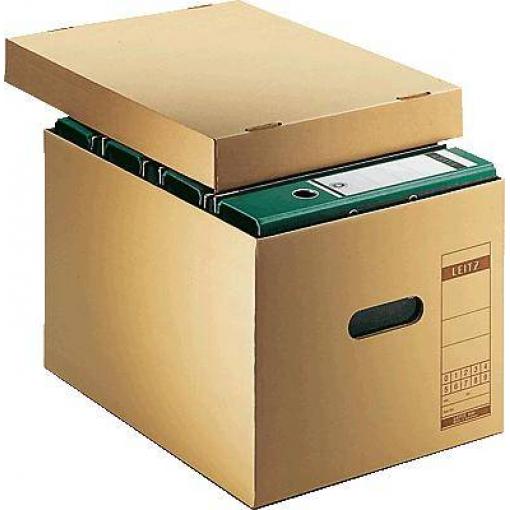 Leitz archivační box 6081-00-00 34 cm x 27.5 cm x 45.5 cm Vlnitá lepenka přírodní hnědá 1 ks
