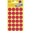 Avery-Zweckform 3004 popisovače etiket Ø 18 mm červená 96 ks trvalé papír