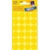 Avery-Zweckform 3007 popisovače etiket Ø 18 mm žlutá 96 ks trvalé papír
