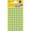Avery-Zweckform 3012 popisovače etiket Ø 8 mm zelená 416 ks trvalé papír