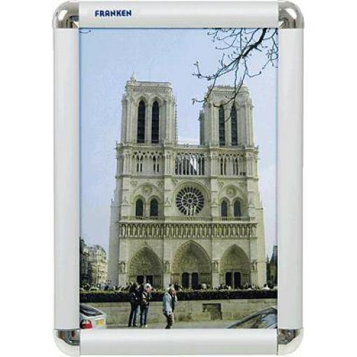 Franken BS0701 výměnný rám na obrázky transparentní, stříbrná (š x v x h) 240 x 327 x 12 mm DIN A4