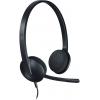 Logitech H340 Headset otevřená (On Ear) kabelová stereo černá Redukce šumu mikrofonu Počítače