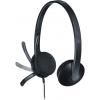 Logitech H340 Headset otevřená (On Ear) kabelová stereo černá Redukce šumu mikrofonu Počítače
