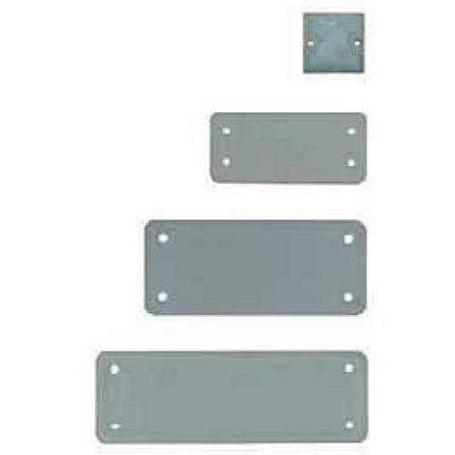 Heavy Duty Connectors, Accessories, cover plate, Size: 2, Plastic, Grey ABD-2-GR Weidmüller Množství: 10 ks krytka pouzdra