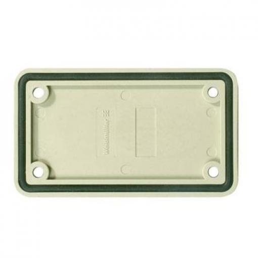 Heavy Duty Connectors, Accessories, cover plate, Size: 3, Plastic, Grey ABD-3-GR Weidmüller Množství: 10 ks krytka pouzdra