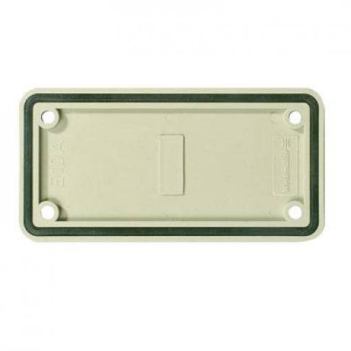 Heavy Duty Connectors, Accessories, cover plate, Size: 4, Plastic, Grey ABD-4-GR Weidmüller Množství: 10 ks krytka pouzdra
