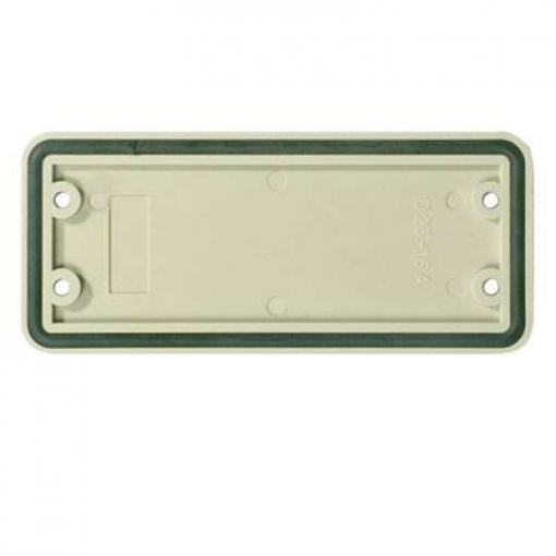 Heavy Duty Connectors, Accessories, cover plate, Size: 5, Plastic, Grey ABD-5-GR Weidmüller Množství: 10 ks krytka pouzdra