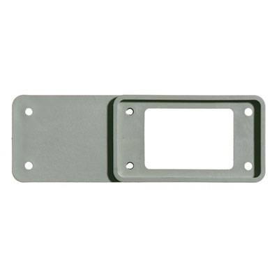 Heavy Duty Connectors, Accessories, Adapter plate, Size: 8, Plastic, Grey, 3 ADP-8/3-GR Weidmüller Množství: 10 ks montážní deska