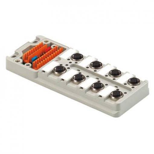 Weidmüller SAI-8-M 4P M12 UT 1705941000 pasivní box senzor/aktor rozdělovač M12 s kovovým závitem 2 ks