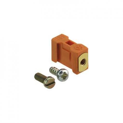 PCB plug-in connector, Accessories, Mounting block, Orange, No. of poles: 1 SLA BB5R OR 1723460000 Weidmüller Množství: 20 ks