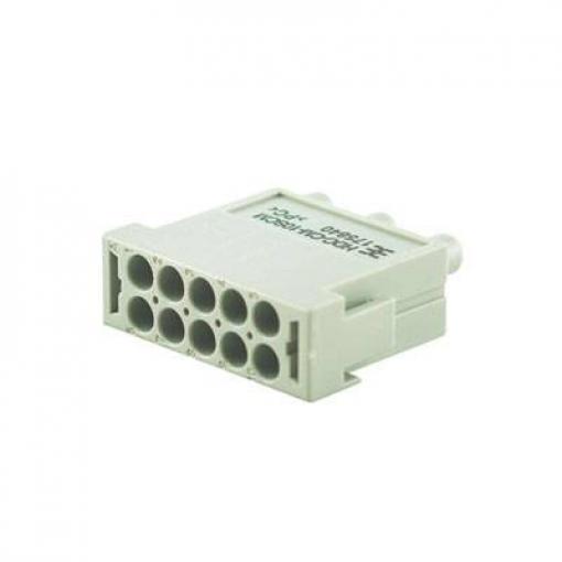 Heavy Duty Connectors, HDC insert, ConCept module HDC CM 10 MC Weidmüller Množství: 10 ks vložka kontaktu