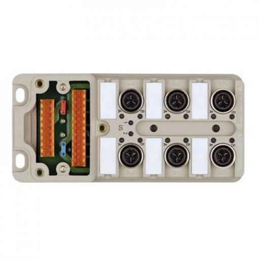 Weidmüller SAI-6-M 4P IDC UT 1766791000 pasivní box senzor/aktor rozdělovač M12 s kovovým závitem 2 ks