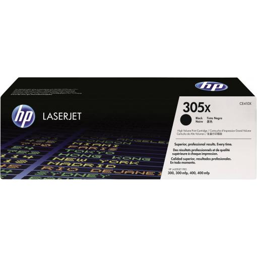 HP Toner 305X originál černá 4000 Seiten CE410X