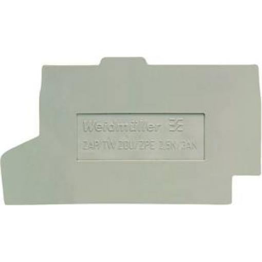 Z-series, End plate, Partition plate ZAP/TW ZDU/ZPE 2.5N/3AN 1933800000 béžová Weidmüller 50 ks