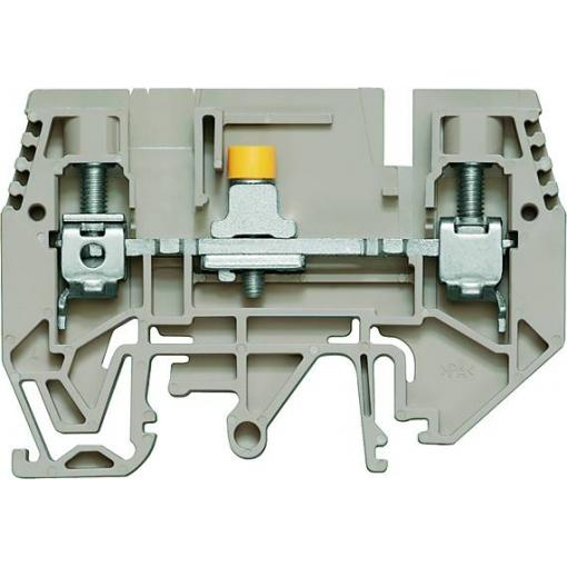 W-Series, Test-disconnect terminal, Rated cross-section: 6 mm&sup2;, Screw connection WTQ 6/1 EN 1934790000 Tmavě béžová Weidmüller 50 ks