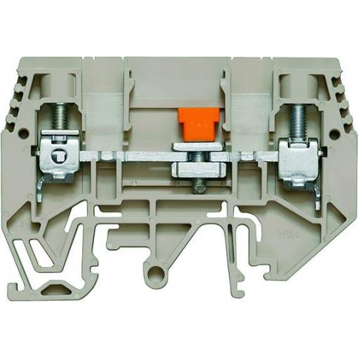 W-Series, Test-disconnect terminal, Rated cross-section: 6 mm&sup2;, Screw connection WTL 6/1 EN 1934810000 Tmavě béžová Weidmüller 50 ks