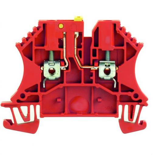 W-Series, Test-disconnect terminal, Screw connection WTR 2.5 RT 1950680000 červená Weidmüller 100 ks