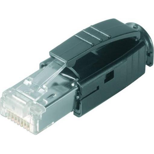 Weidmüller IE-PS-RJ45-TH-BK datový zástrčkový konektor pro senzory - aktory, 1963590000, 10 ks