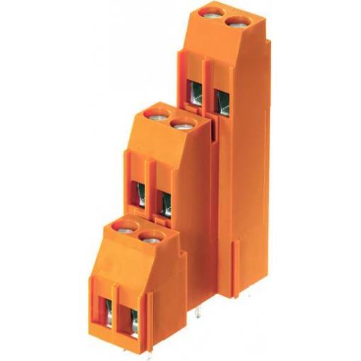 Weidmüller 1978850000 Třípatrové svorky 4 mm² Pólů 12 oranžová 50 ks