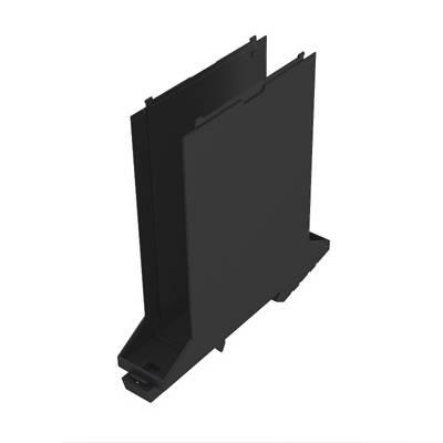 Electronics housings, OMNIMATE Housing - series CH20MBlack, Base element, Width: 22,5 mm