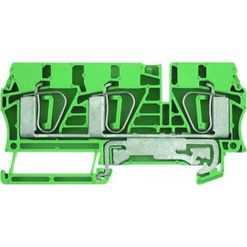 Z-series, PE terminal, Rated cross-section: Tension clamp connection, Wemid, green / yellow, ZPE 6/3AN 7907400000-50 zelenožlutá Weidmüller 50 ks