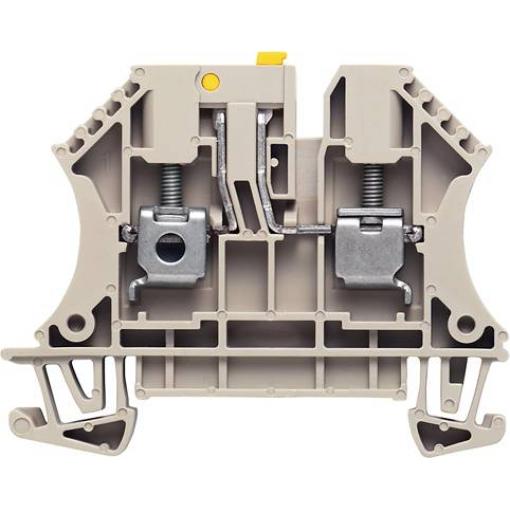W-Series, Test-disconnect terminal, Rated cross-section: 4 mm&sup2;, Screw connection WTR 4 7910180000-50 Tmavě béžová Weidmüller 50 ks