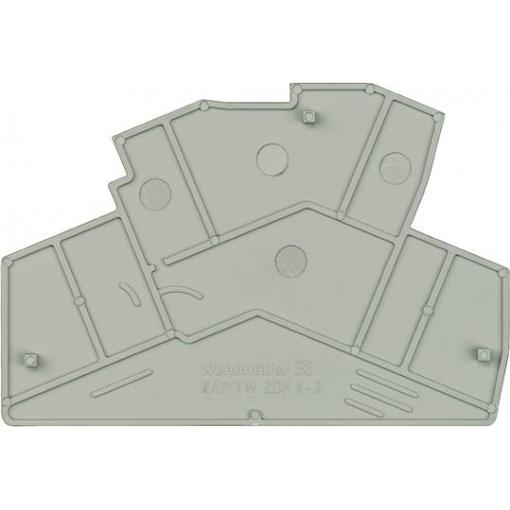 Z-series, End plate, Partition plate ZAP/TW ZDK4-2 8670760000 béžová Weidmüller 50 ks