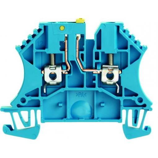 W-Series, Test-disconnect terminal, Rated cross-section: 2,5 mm&sup2;, Screw connection WTR 2.5 STB2.3 BL 8731660000 modrá Weidmüller 100 ks