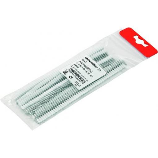 Wire end ferrule, 0,5 mm&sup2;, 8 mm, Colour code: DIN, White