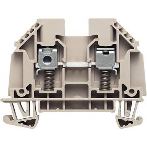 W-terminal with external tensioning, Feed-through terminal, Rated cross-section: 4 mm², Screw connection, WDU 4 SL 9537440000 Tmavě béžová Weidmüller 50 ks