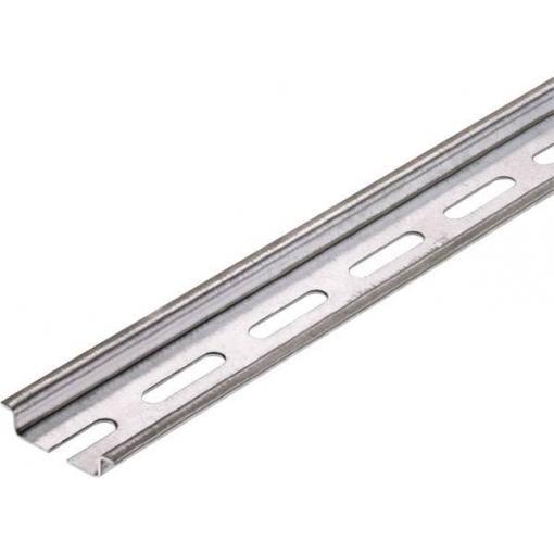Mounting rail, Steel, 2000 mm TS 35X7.5/LL/6X18 2M/O 1071690000 Weidmüller 2 m