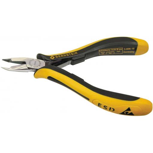 BERNSTEIN Tools for Electronics Bernstein Werkzeugfabrik 3-606-15 ESD štípací kleště zahnuté s fazetou 120 mm