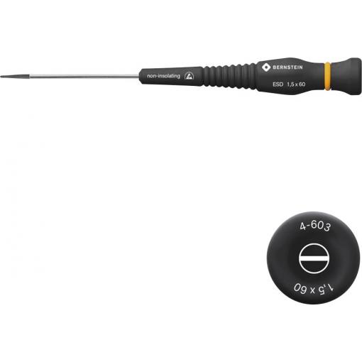 BERNSTEIN Tools for Electronics pro elektroniku a jemnou mechaniku šroubovák pro šrouby Microstix Šířka čepele: 1.5 mm Délka dříku: 60 mm