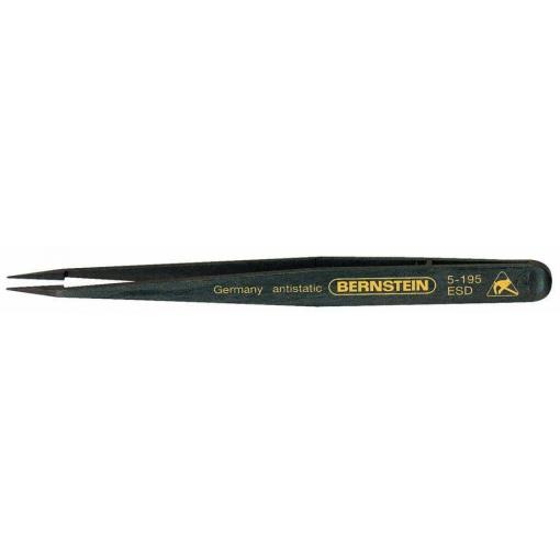 BERNSTEIN Tools for Electronics 5-195 jemná pinzeta, NK7, špičatá, odsazený, 120 mm