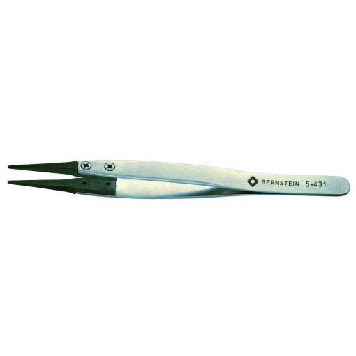BERNSTEIN Tools for Electronics 5-431 jemná pinzeta, plochá-kulatá, 125 mm