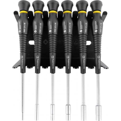 BERNSTEIN Tools for Electronics Bernstein Werkzeugfabrik sada šroubováků, vnější šestihran, 6dílná, 6-610