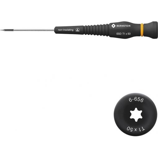 BERNSTEIN Tools for Electronics Bernstein Werkzeugfabrik pro elektroniku a jemnou mechaniku šroubovák Torx Velikost šroubováku T 9 Délka dříku: 60 mm 1 ks