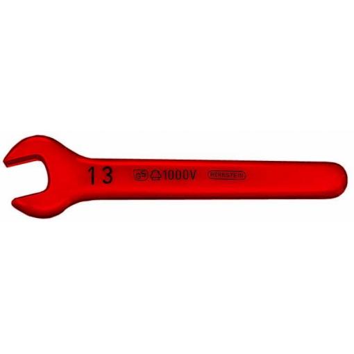 BERNSTEIN Tools for Electronics 16-508-VDE 16-508-VDE VDE jednostranný vidlicový klíč Délka klíče (cm) (jen pro nadpis) 13 mm