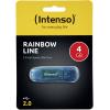 Intenso Rainbow Line USB flash disk 4 GB modrá 3502450 USB 2.0